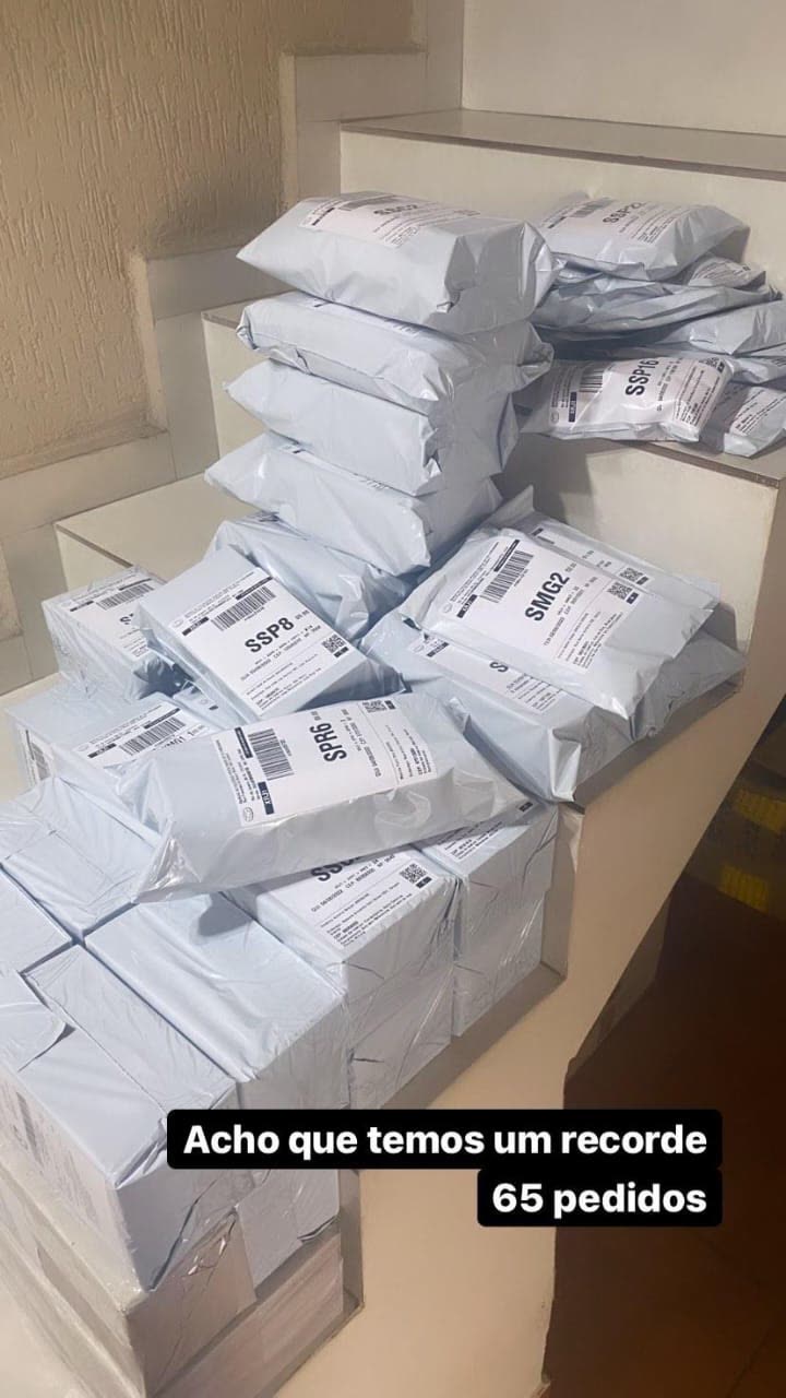 Recorde de 65 pedidos